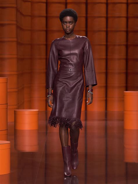 hermes dresses 2021|Hermes fashion show 2021.